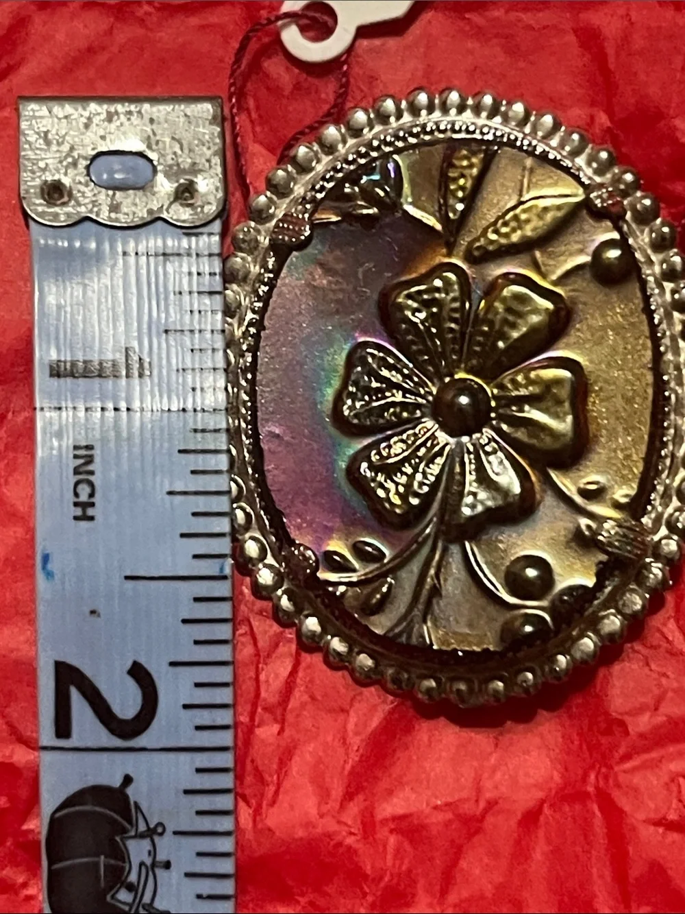 Artisan iridescent floral